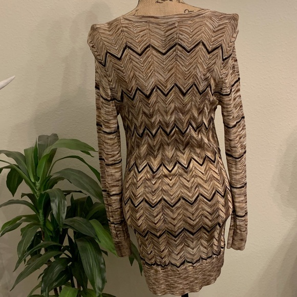 Ann Taylor LOFT Brown Striped Sweater - Picture 3 of 8